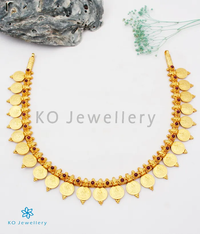 Silversmith Necklaces The Sindhuja Silver Kasumala Necklace