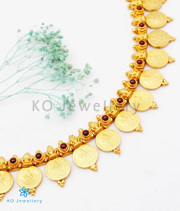 Silversmith Necklaces The Sindhuja Silver Kasumala Necklace