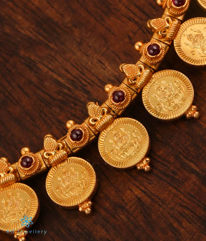 Silversmith Necklaces The Sindhuja Silver Kasumala Necklace