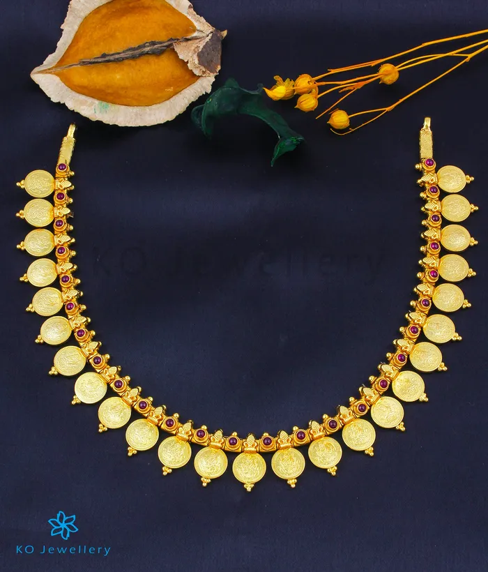 Silversmith Necklaces The Sindhuja Silver Kasumala Necklace