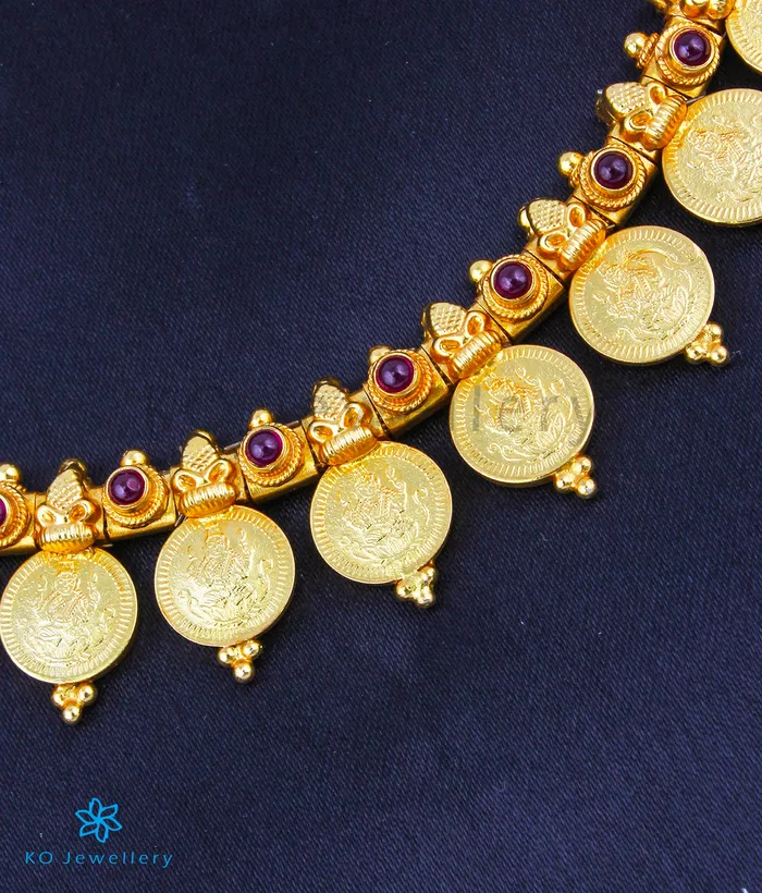 Silversmith Necklaces The Sindhuja Silver Kasumala Necklace