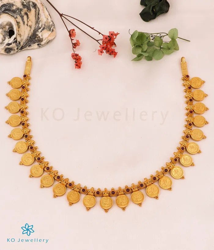 Silversmith Necklaces The Sindhuja Silver Kasumala Necklace