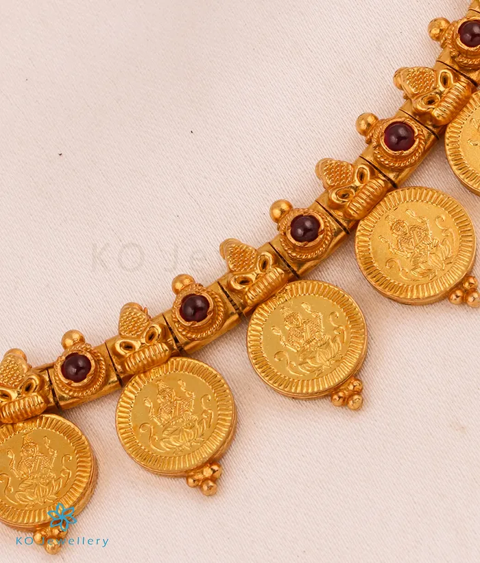 Silversmith Necklaces The Sindhuja Silver Kasumala Necklace