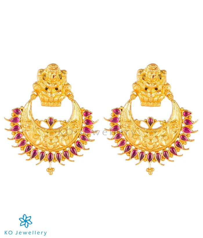 Silversmith The Shrinika Silver Chand Bali Earrings Earrings