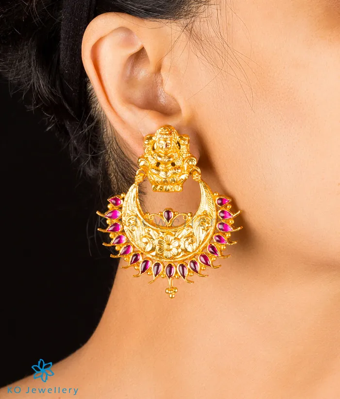 Silversmith The Shrinika Silver Chand Bali Earrings Earrings