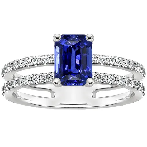 Solitaire Ring with Accents Blue Sapphire Natural Earth Mined Diamond 450 Carats HarryChadEntcom Rings Solitaire Ring with Accents Blue Sapphire Natural Earth Mined Diamond 450 Carats HarryChadEntcom Rings
