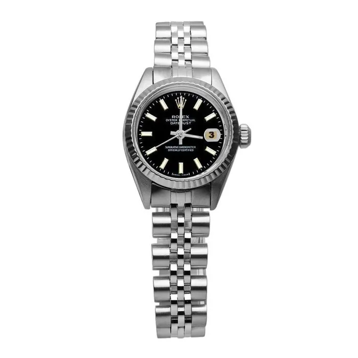 Ss Jubilee Bracelet Black Stick Dial Rolex Date Just Woman Watch GB Bracelets Ss Jubilee Bracelet Black Stick Dial Rolex Date Just Woman Watch GB Bracelets