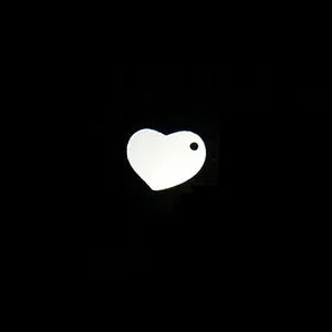 Sterling Silver Heart Tag with Hole 10mm 40 x 8mm 32 22 gauge Pack of 5 AP Necklaces Sterling Silver Heart Tag with Hole 10mm 40 x 8mm 32 22 gauge Pack of 5 AP Necklaces