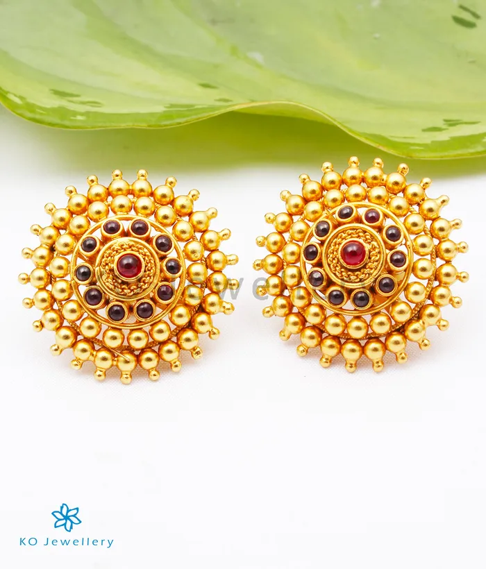 The Aditi Silver Earstuds Silversmith Earrings