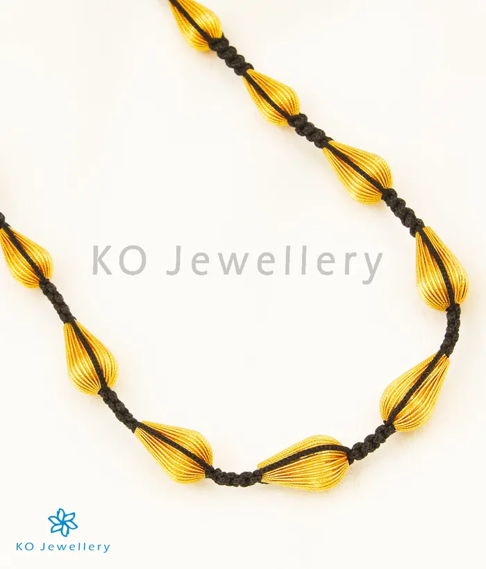 The Naveli Silver Thread Necklace Blackbig Jaipur Necklaces