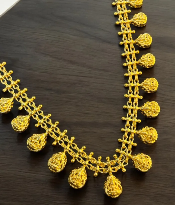 The Prerna Silver Lakshmi Necklace Silversmith Necklaces