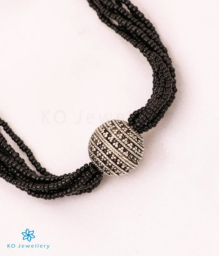 The Rujuta Silver Beads Necklace JP Nagar Necklaces