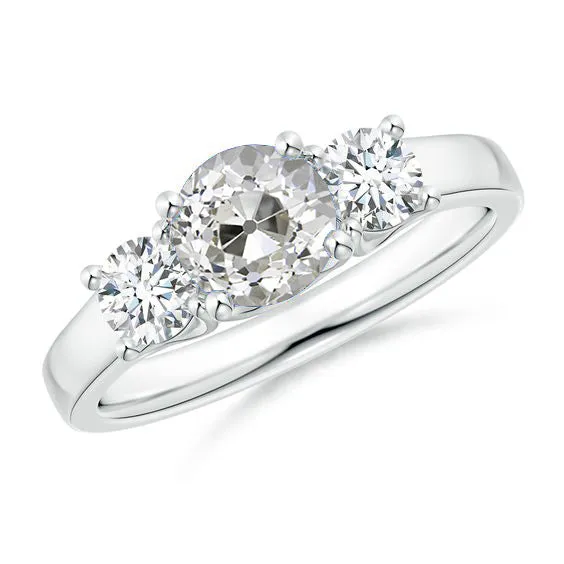 Three Stone Womens Ring Old Mine Real Natural Earth Mined Diamond Round Cut Jewelry 3 Carats HarryChadEntcom Rings Three Stone Womens Ring Old Mine Real Natural Earth Mined Diamond Round Cut Jewelry 3 Carats HarryChadEntcom Rings