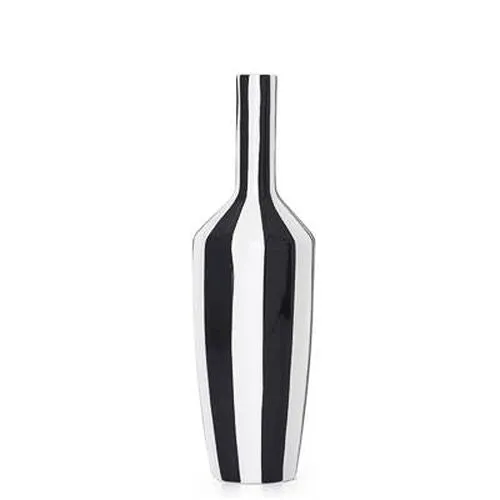 Torre Tagus Torre Tagus Abstract Black Band Ceramic Gourd Vase Rings Torre Tagus Torre Tagus Abstract Black Band Ceramic Gourd Vase Rings