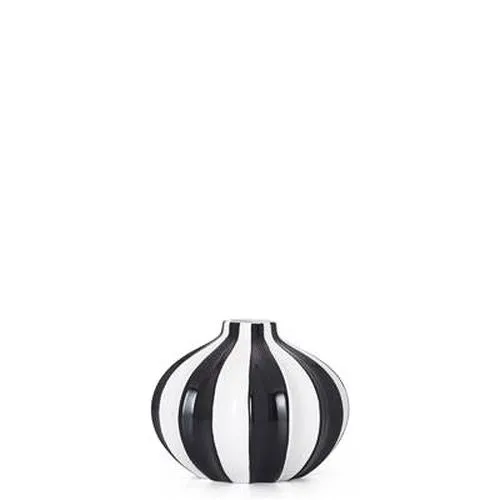 Torre Tagus Torre Tagus Abstract Black Band Ceramic Gourd Vase Rings Torre Tagus Torre Tagus Abstract Black Band Ceramic Gourd Vase Rings