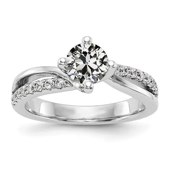 Wedding Ring Round Old Mine Cut Genuine Natural Earth Mined Diamond 275 Carats Split Shank Gold HarryChadEntcom Rings Wedding Ring Round Old Mine Cut Genuine Natural Earth Mined Diamond 275 Carats Split Shank Gold HarryChadEntcom Rings