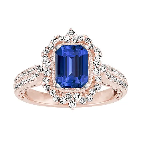 Womens Gold Natural Earth Mined Diamond Ring Halo Flower Style Blue Sapphire 350 Carats HarryChadEntcom Rings Womens Gold Natural Earth Mined Diamond Ring Halo Flower Style Blue Sapphire 350 Carats HarryChadEntcom Rings